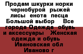 Продам шкурки норки, чернобурой, рыжей лисы, енота, песца. Большой выбор. - Все города Одежда, обувь и аксессуары » Женская одежда и обувь   . Ивановская обл.,Иваново г.